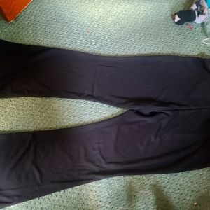 Shein bell bottom pants 1XL black